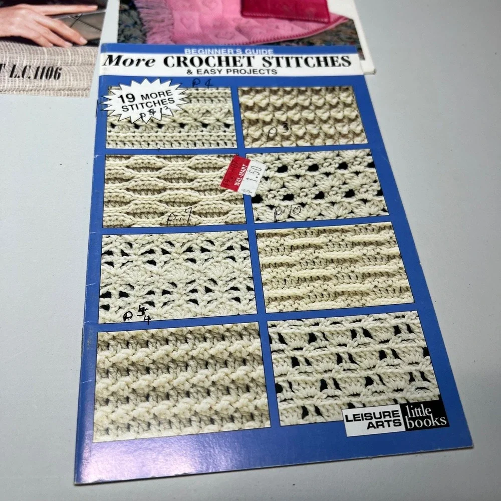 Crochet‎ Pattern Book Lot of 4 Annie's Leisure Arts Shady Lane Leaflet